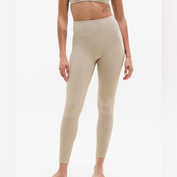 NWT Athleta Intuition Ultra High Rise Cotton Legging in Ecru - Picture 11 of 12